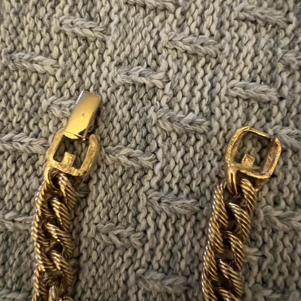 Givenchy Twisted Gold-Plated Bracelet - Picture 9 of 11